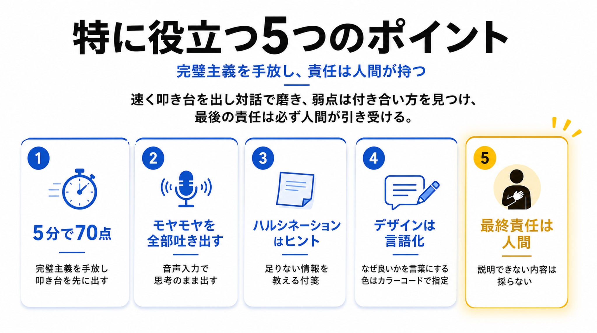 特に役立つ5つのポイント ―― 必要な分だけ翻訳しながら