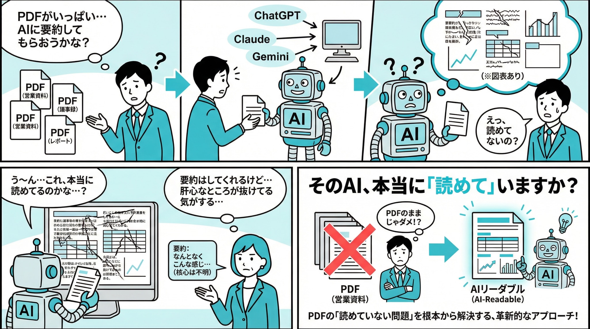 はじめに：あなたのPDF、AIに「読めて」いますか？