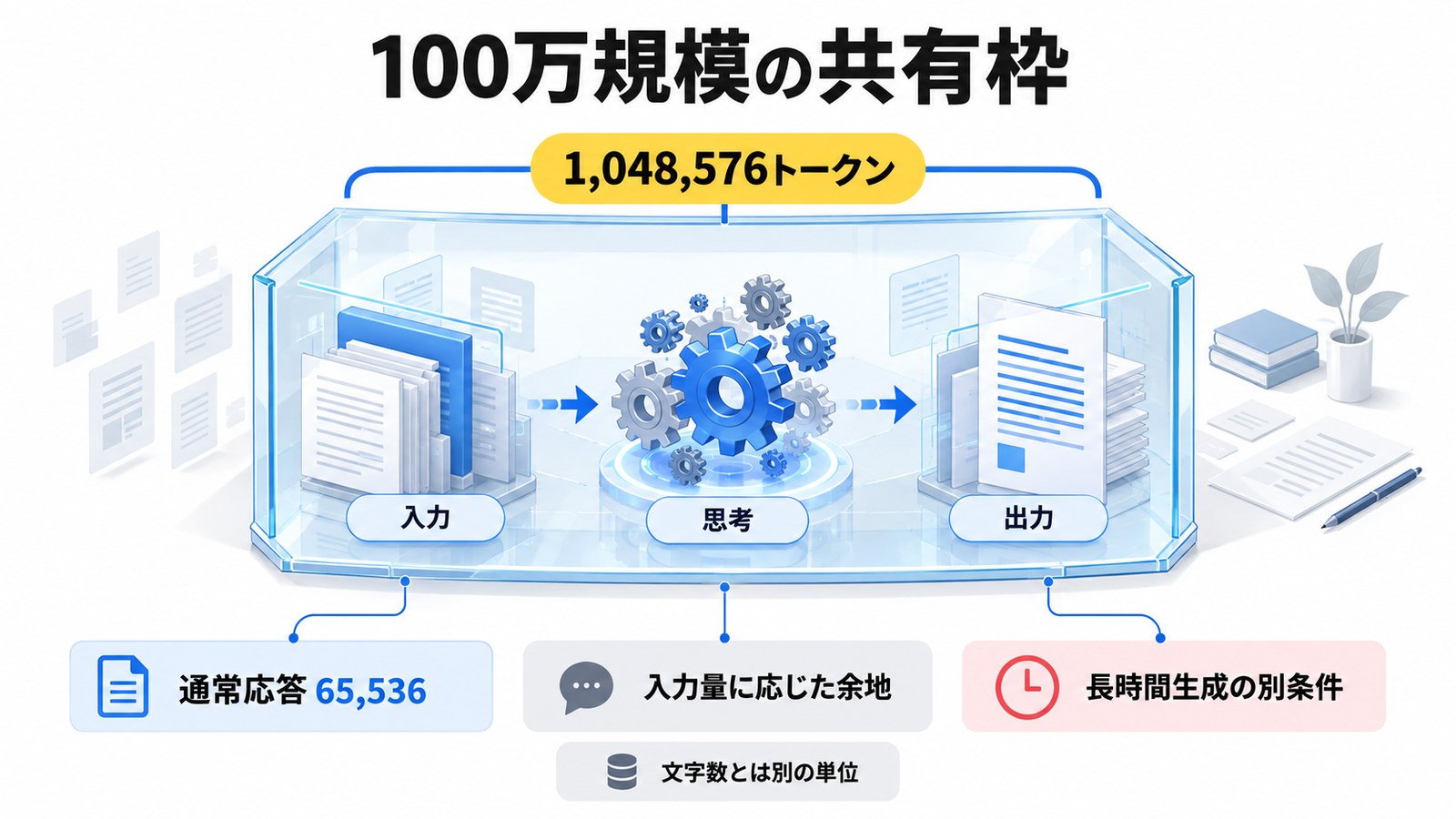 入力、思考、出力の共有枠