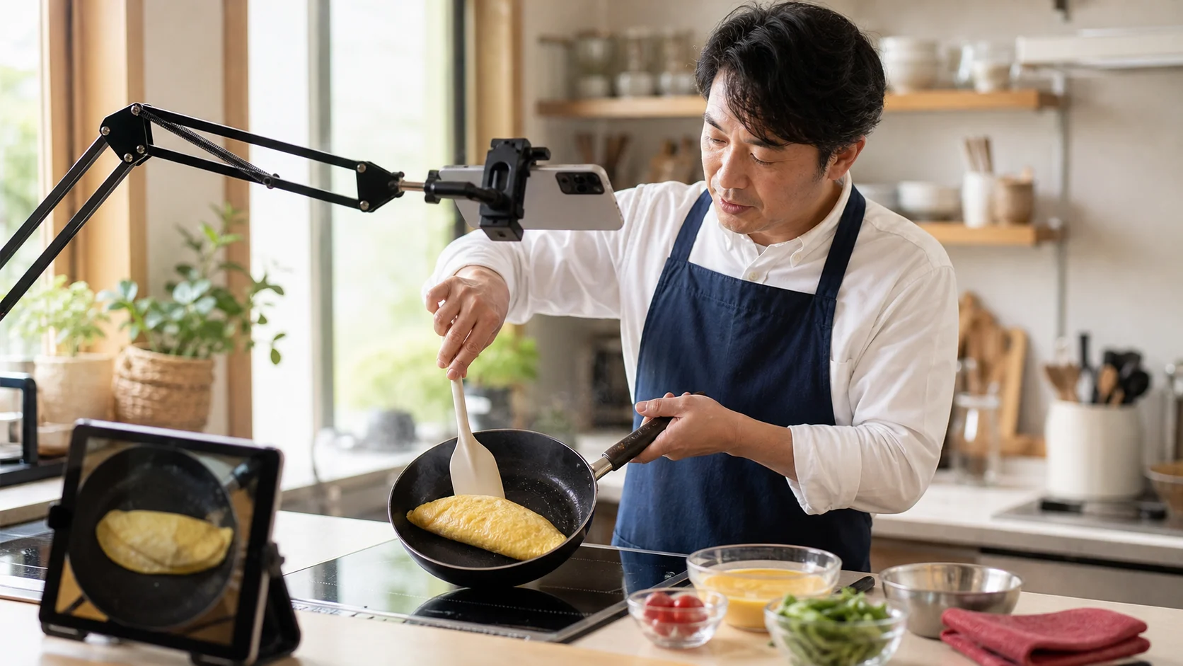 조리 활용을 소개하는 AI 생성 이미지